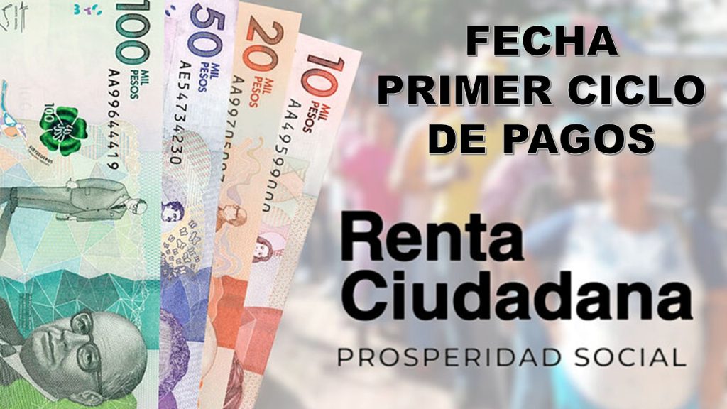 Fecha y Operador de Pago Oficial del Primer Giro de Renta Ciudadana