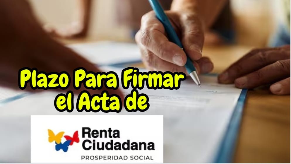 ACTA DE COMPROMISO RENTA CIUDADANA