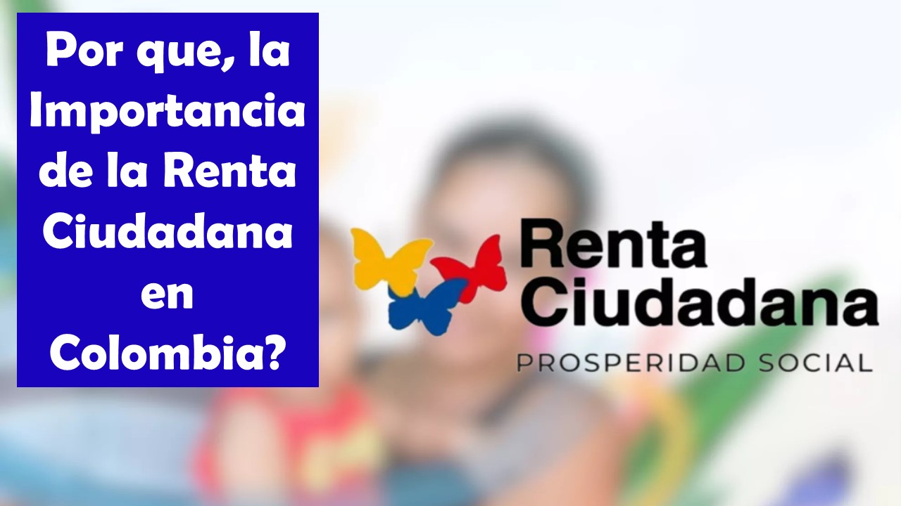 Por que, la Importancia de la Renta Ciudadana en Colombia?